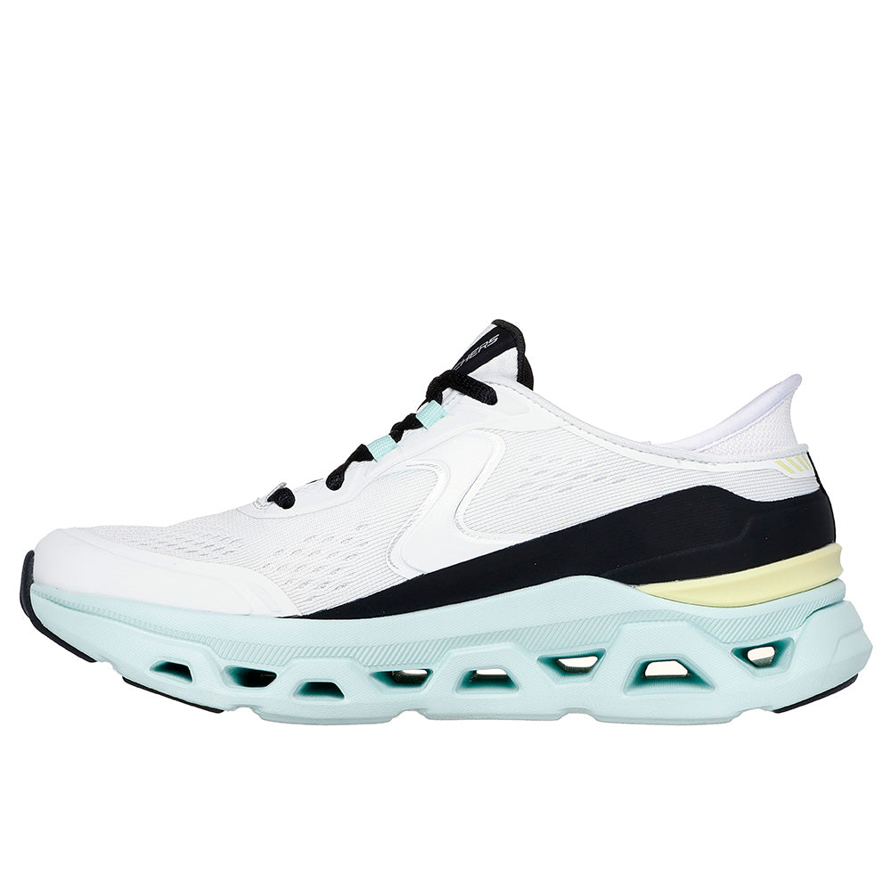 Tenis Skechers Mujer Glide-Step Atlus - Blanco - Negro