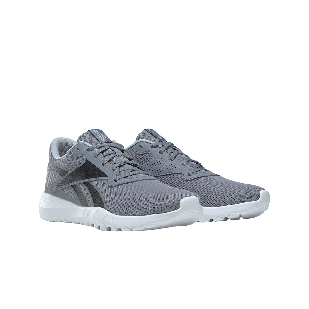 Tenis HombreFlexagon Energy Train 3 - Gris-Blanco