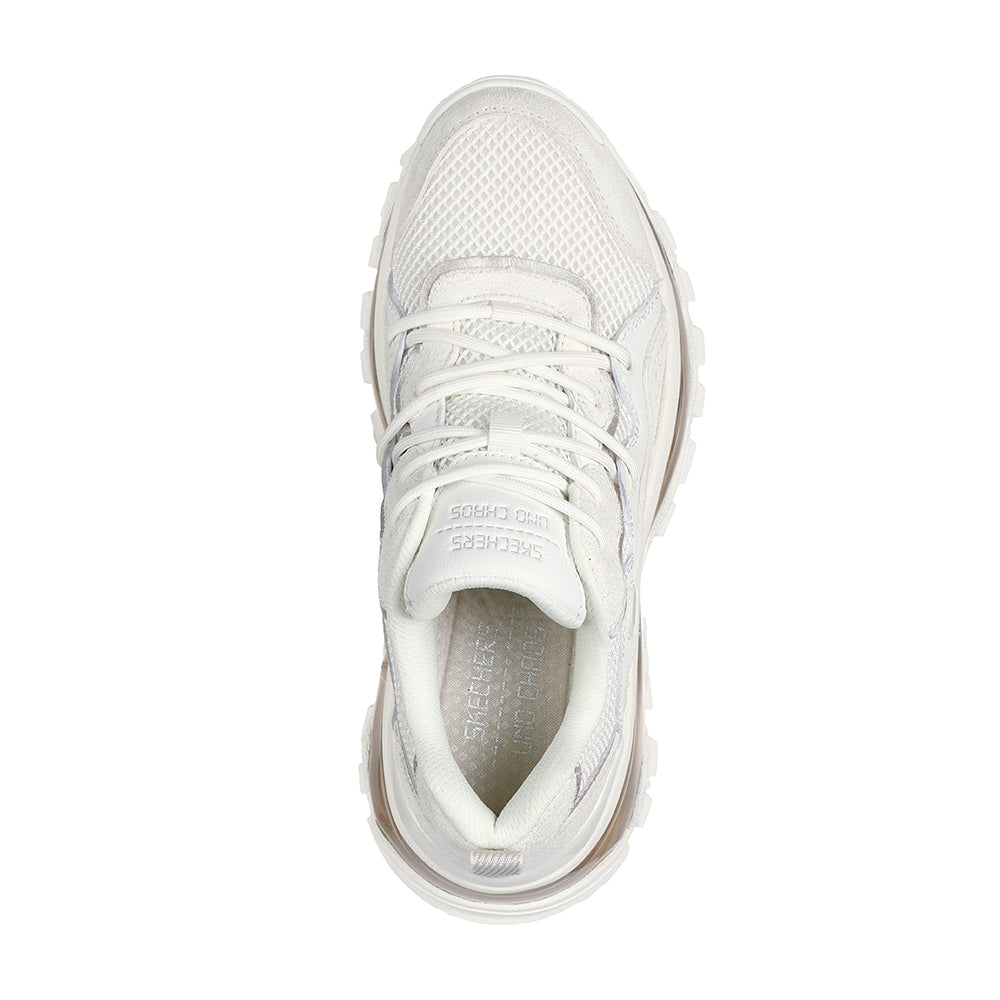 Tenis Mujer Skechers Uno Chaos - Blanco