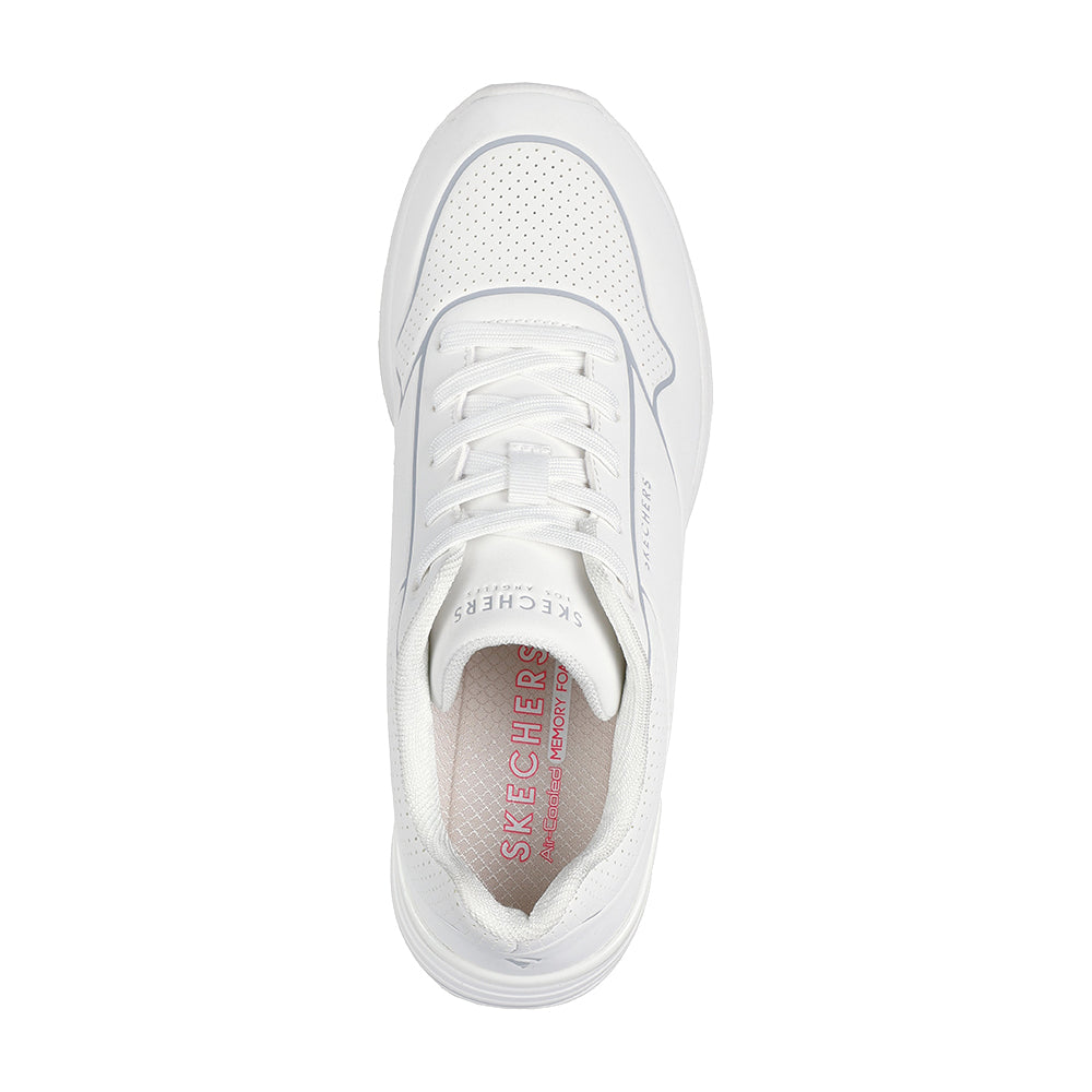 Tenis Skechers Mujer Million Air - Blanco