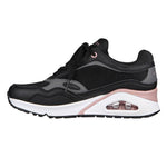 Tenis Mujer Skechers Uno Hell Hints - Negro-Blanco