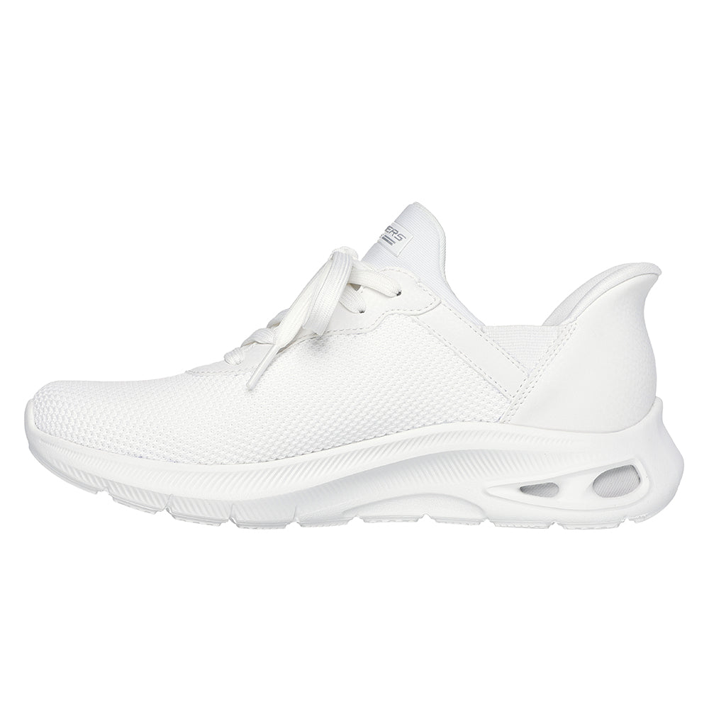 Tenis Mujer Skechers Slip Ins Bobs Sport - Blanco