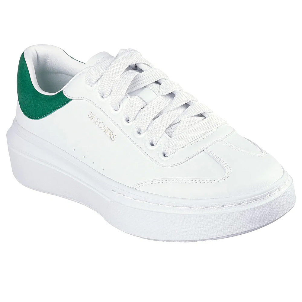 Tenis Mujer Skechers Cardova Classic - Blanco-Verde