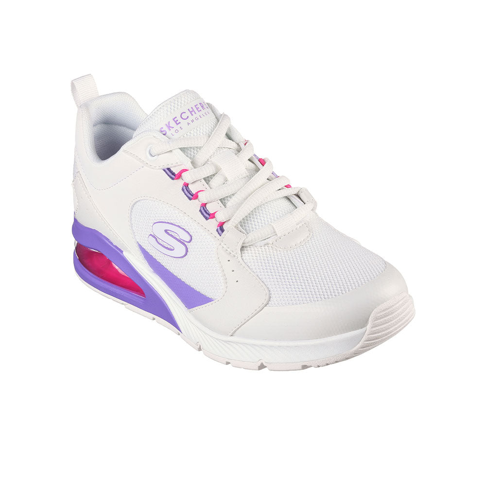 Tenis Mujer Skechers Uno 90s -Blanco-Morado