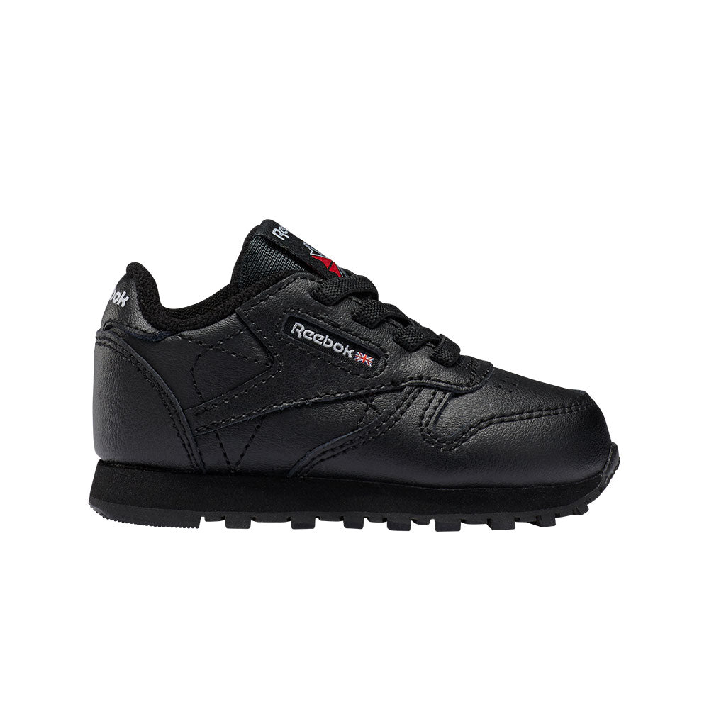 Tenis Niño (Bebe) Reebok Leather -Negro