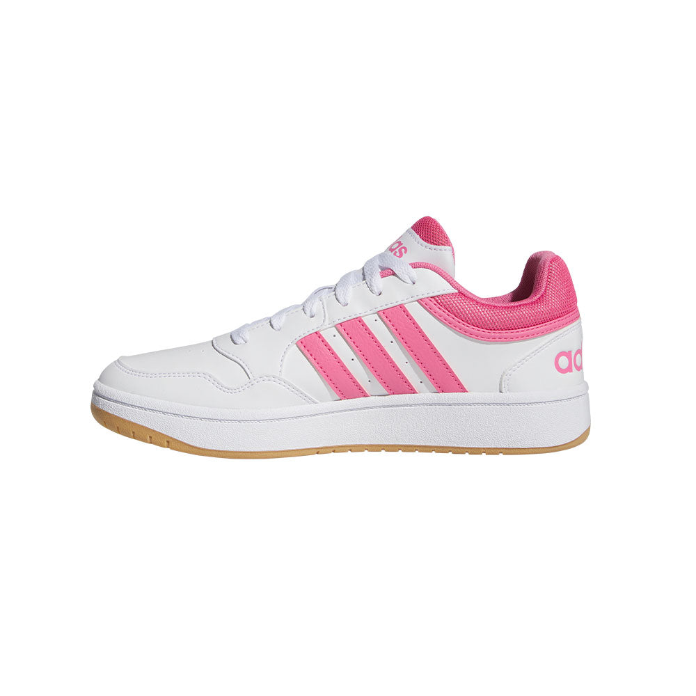 Tenis Mujer Adidas Hoops 3.0- Blanco-Rosa