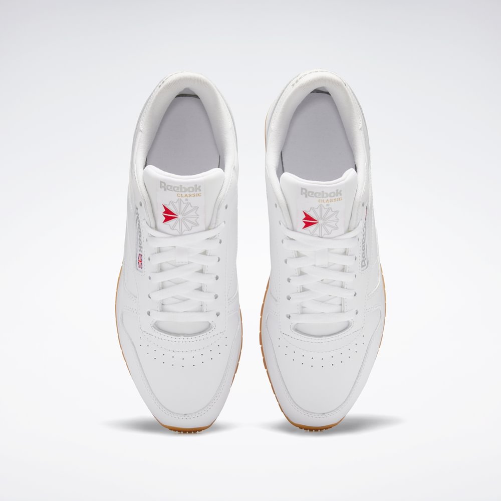 Tenis Hombre Reebok Classic Leather-Blanco