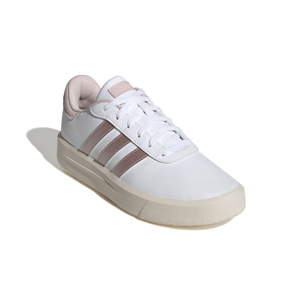 Tenis Mujer adidas Court - Blanco-Rosado