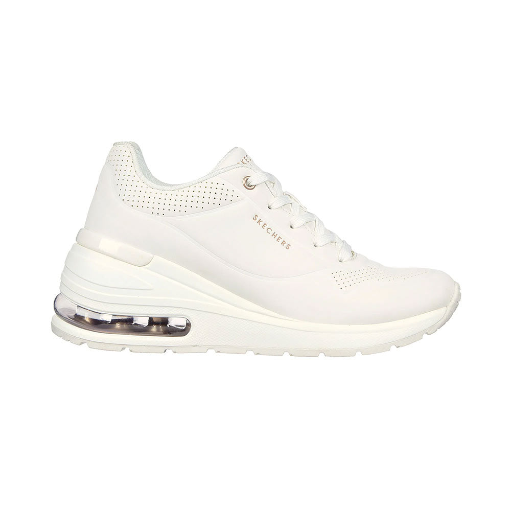 Tenis Lifestyle Skechers Million Air Elevated - Blanco