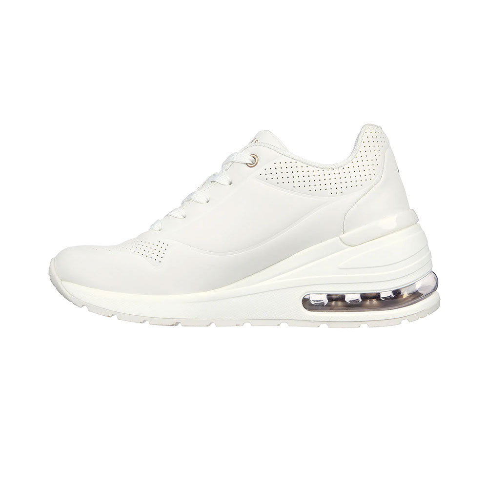 Tenis Lifestyle Skechers Million Air Elevated - Blanco