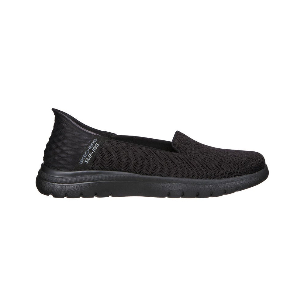 Tenis Skechers Mujer Slip Ins - Negro