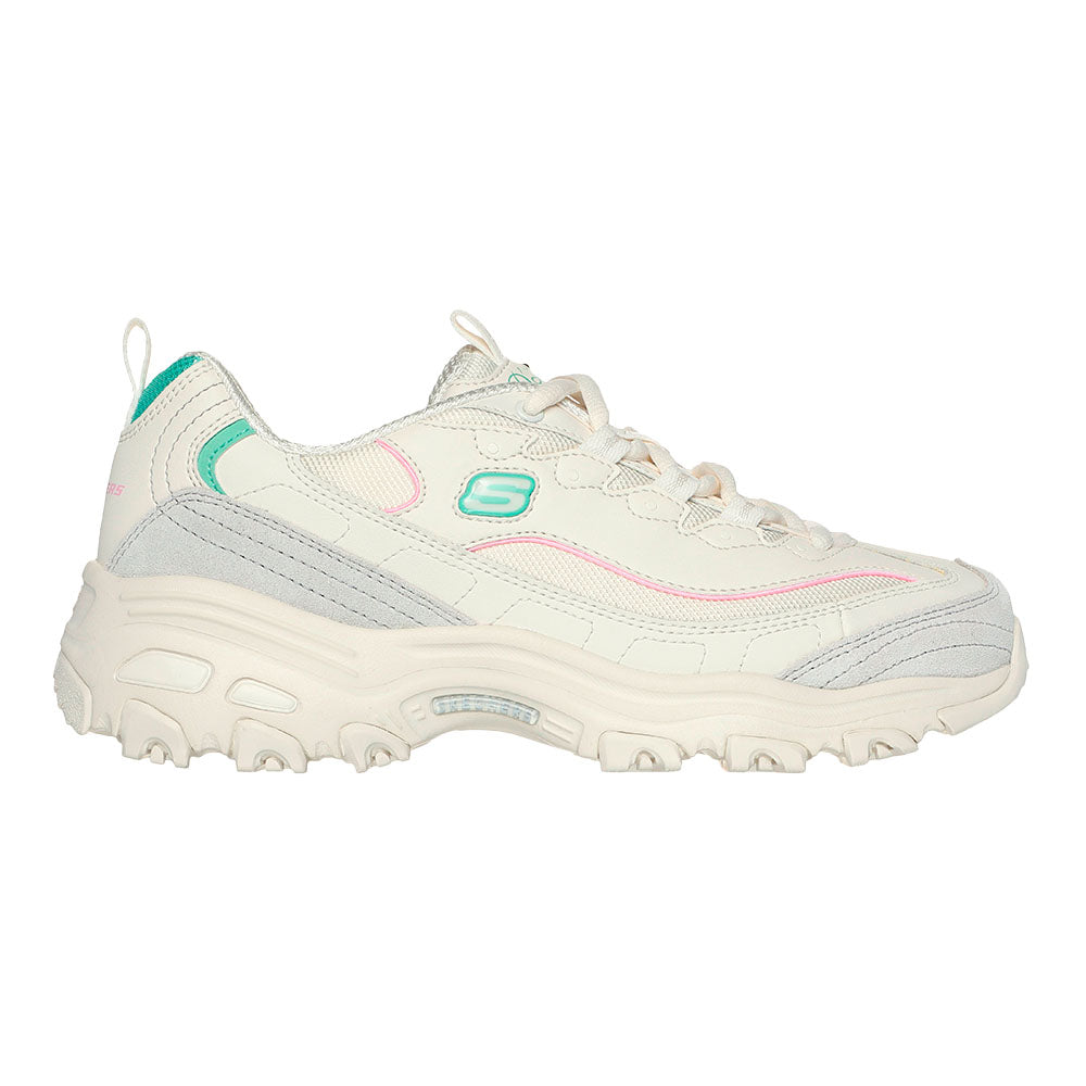 Tenis Skechers Mujer Dlites - New Heat - Beige- Beige