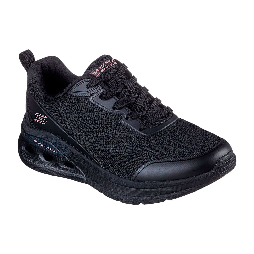 Tenis Skechers MujerBobs Arc Waves 2.0- Negro - Negro