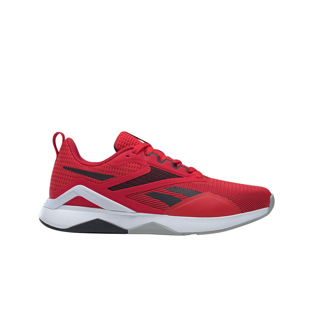 Tenis Hombre Reebok Nanoflex V2- Rojo-Blanco