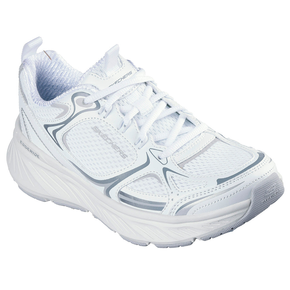 Tenis Skechers Mujer Edgeride-Silver Eclipse - Blanco