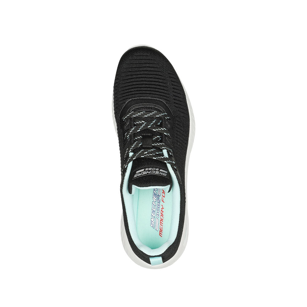 Tenis Mujer Skechers Bobs Sport Squad Air - Negro-Azul