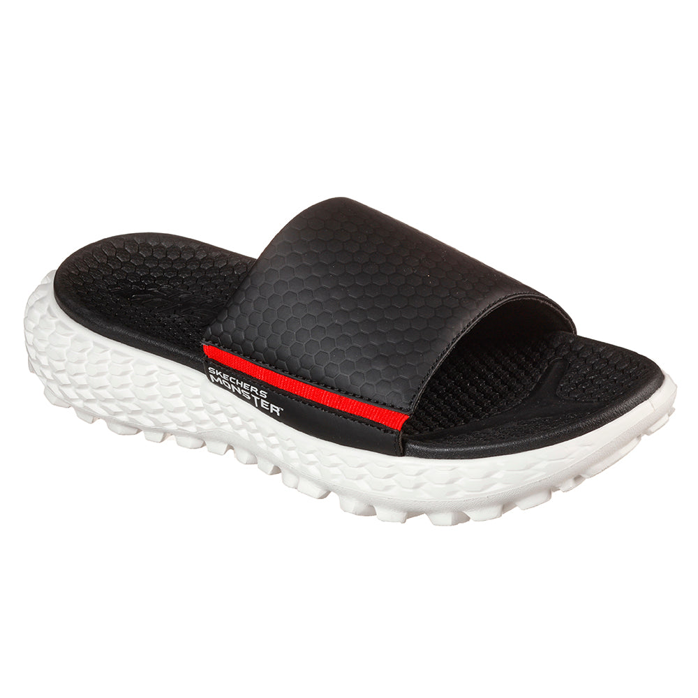 Chanclas Hombre Skechers Monster - Negro - Blanco