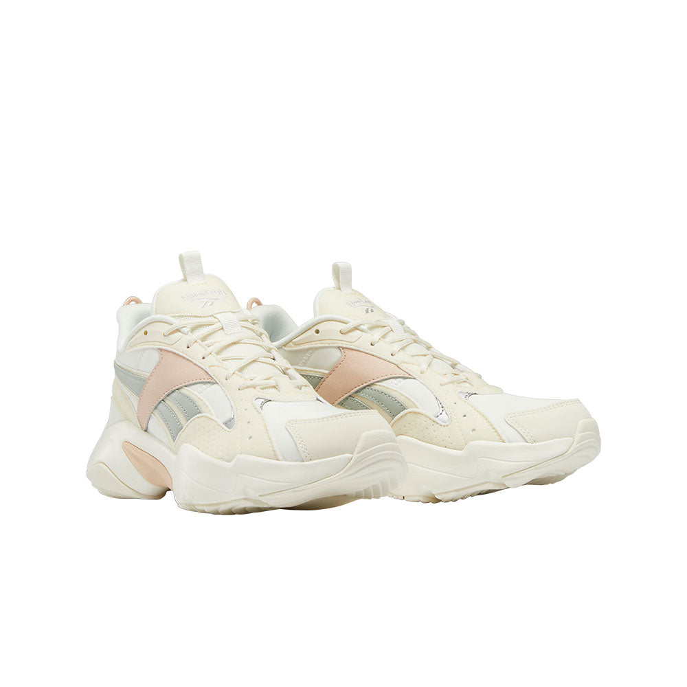 Tenis Mujer Reebok Restyle Turbo- Beige-Blanco