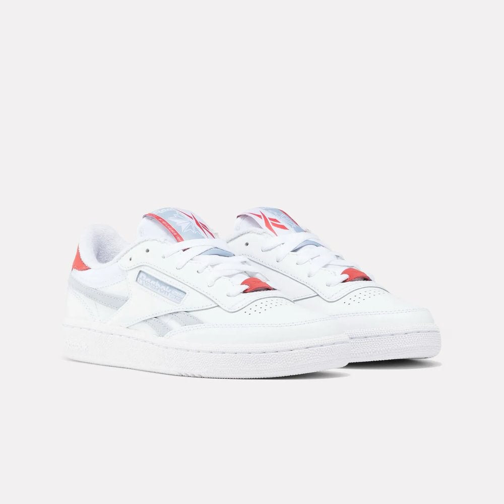 Tenis Mujer Reebok Club C Revenge - Blanco-Rojo