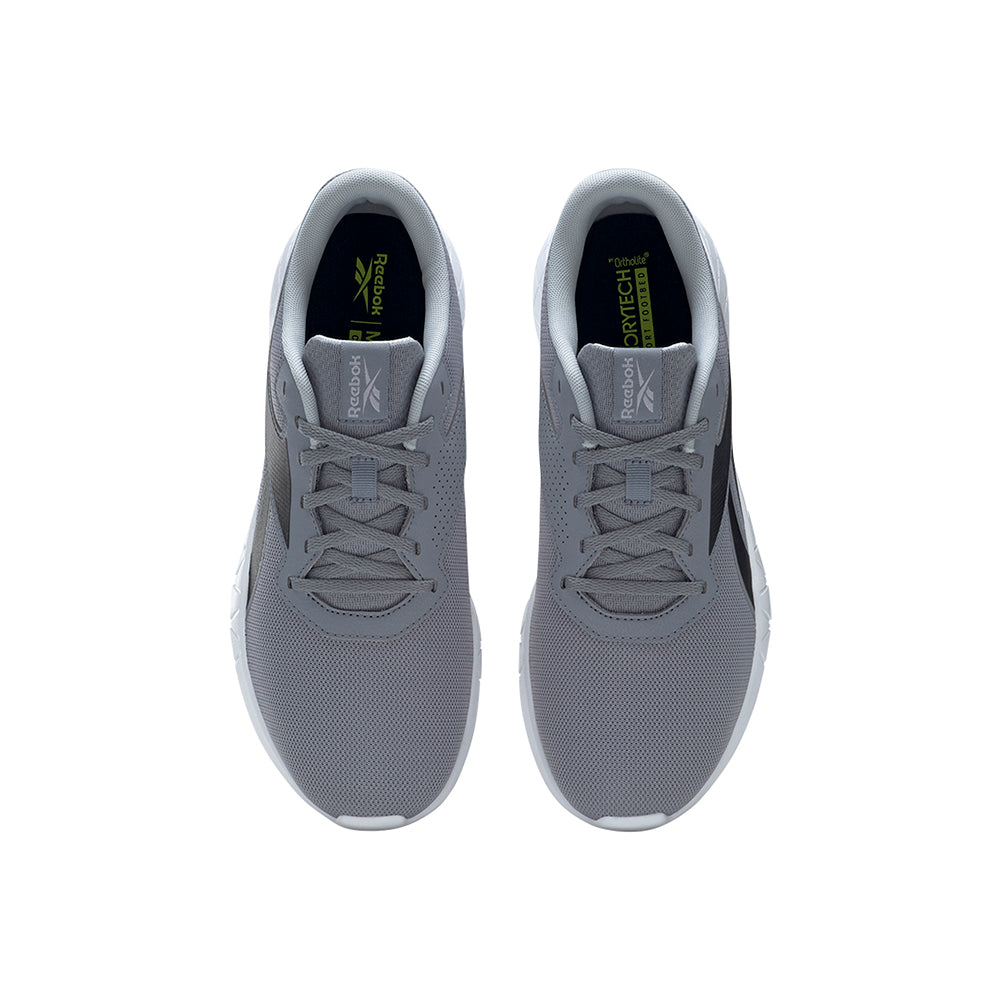 Tenis HombreFlexagon Energy Train 3 - Gris-Blanco