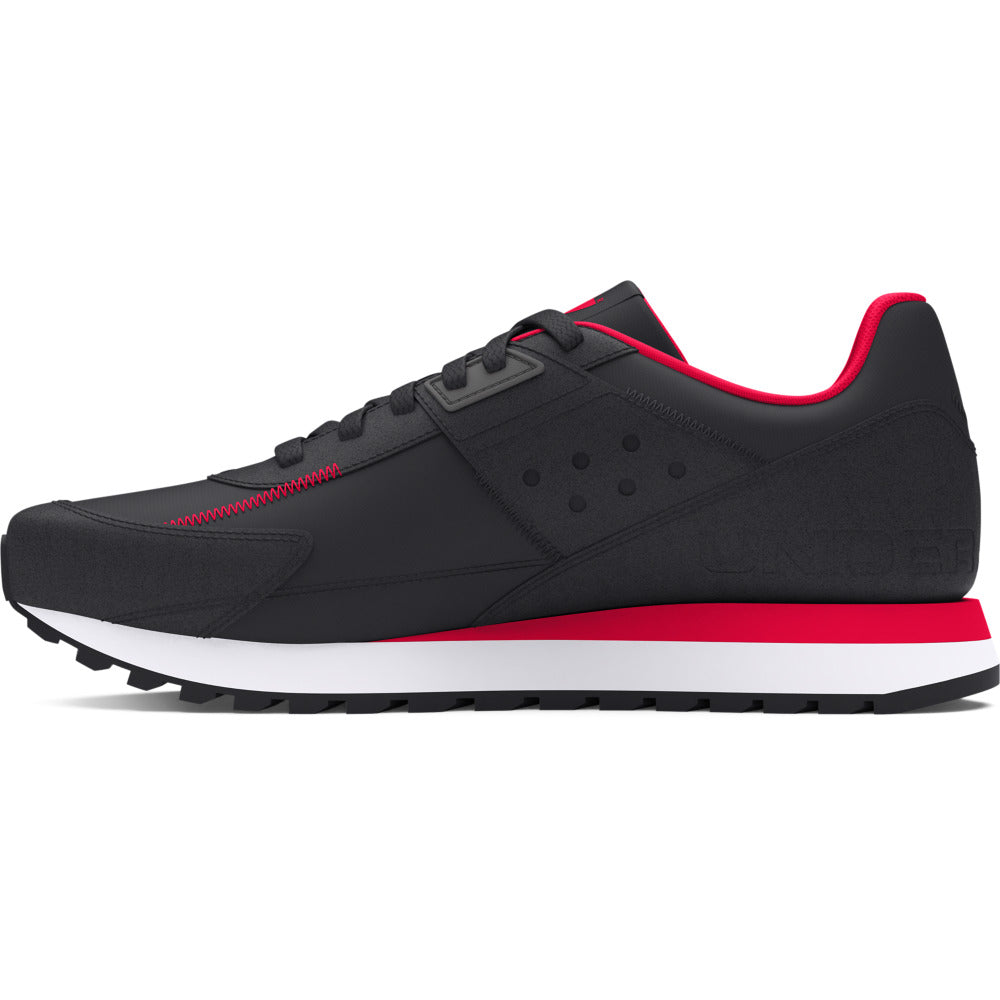 Tenis Hombre Under Armour Essential - Negro-Rojo