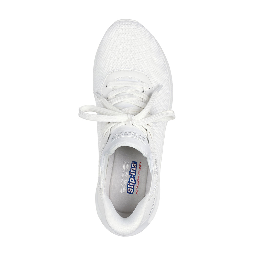 Tenis Mujer Skechers Slip Ins Bobs Sport - Blanco