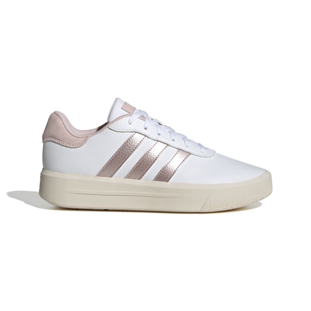 Tenis Mujer adidas Court - Blanco-Rosado