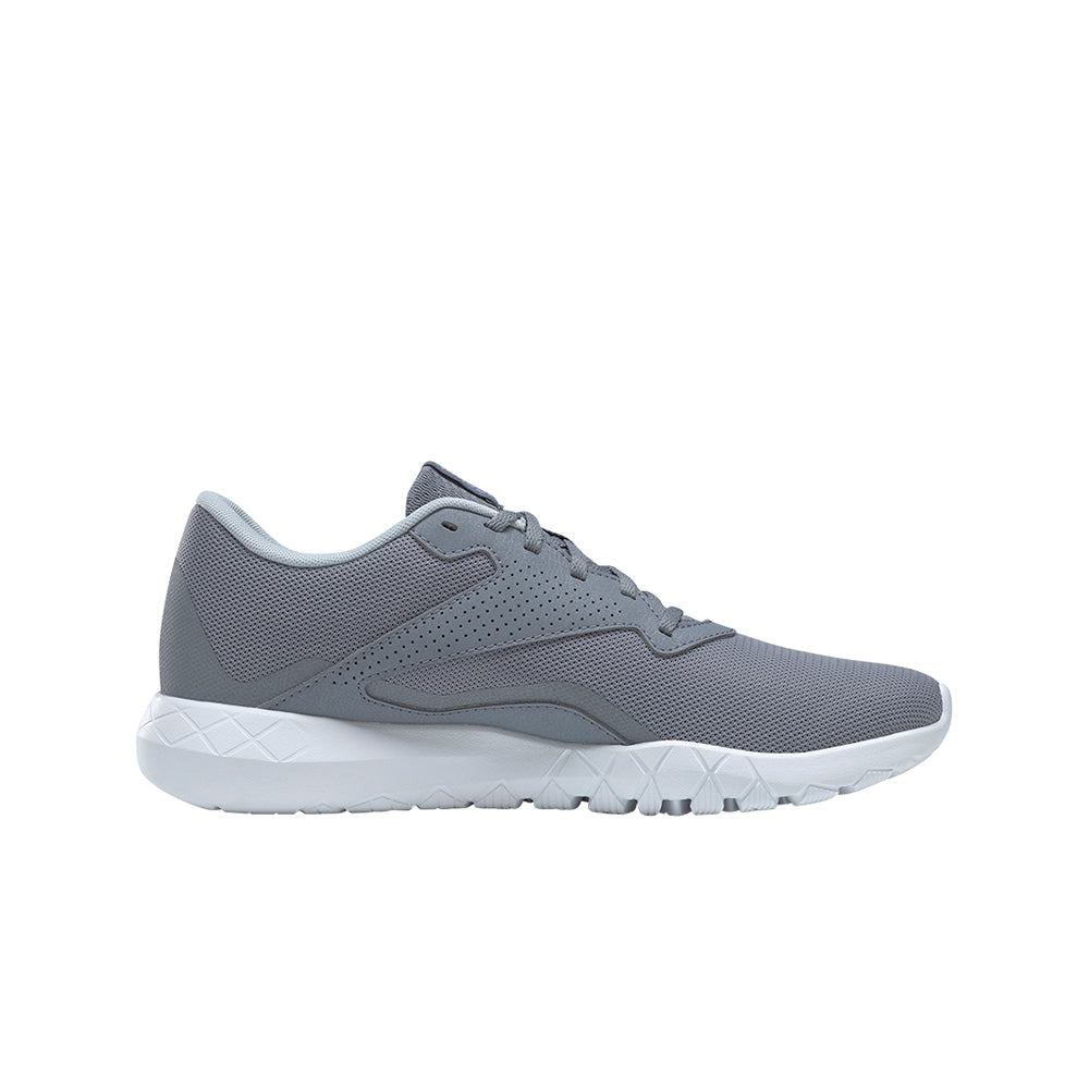 Tenis HombreFlexagon Energy Train 3 - Gris-Blanco