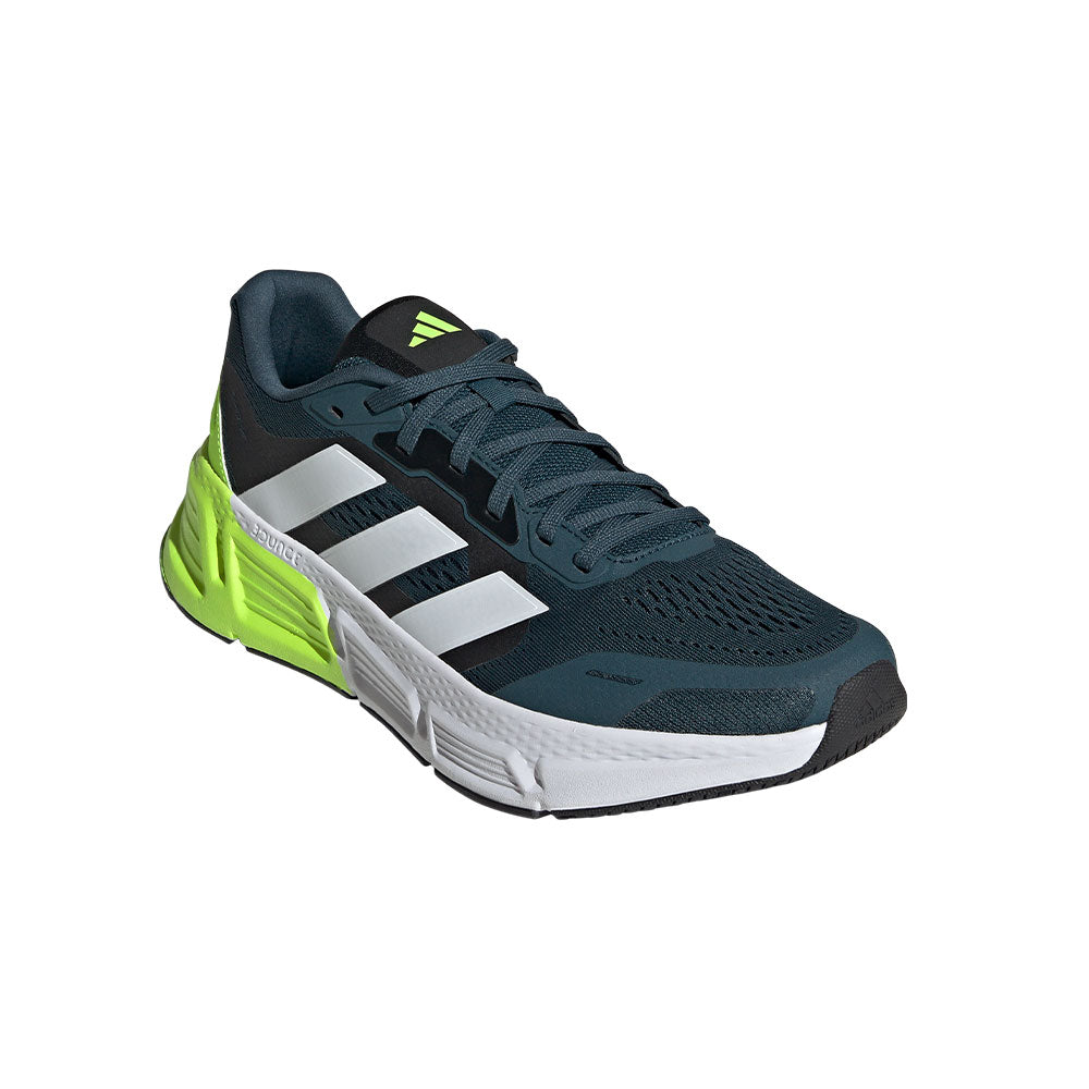 Tenis Hombre Adidas Questar -Azul-Amarillo