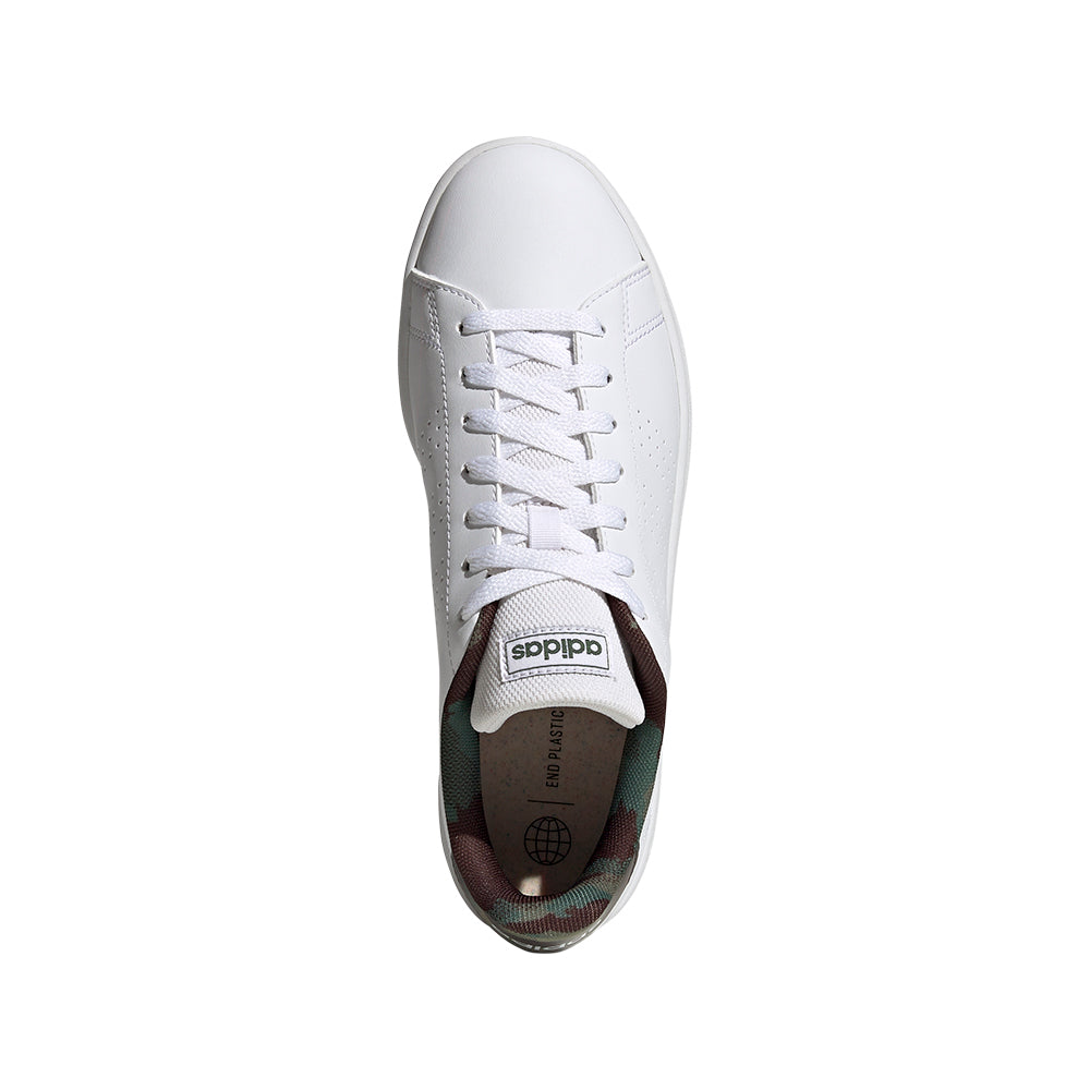 Tenis Hombre Adidas Advantage - Blanco-Verde