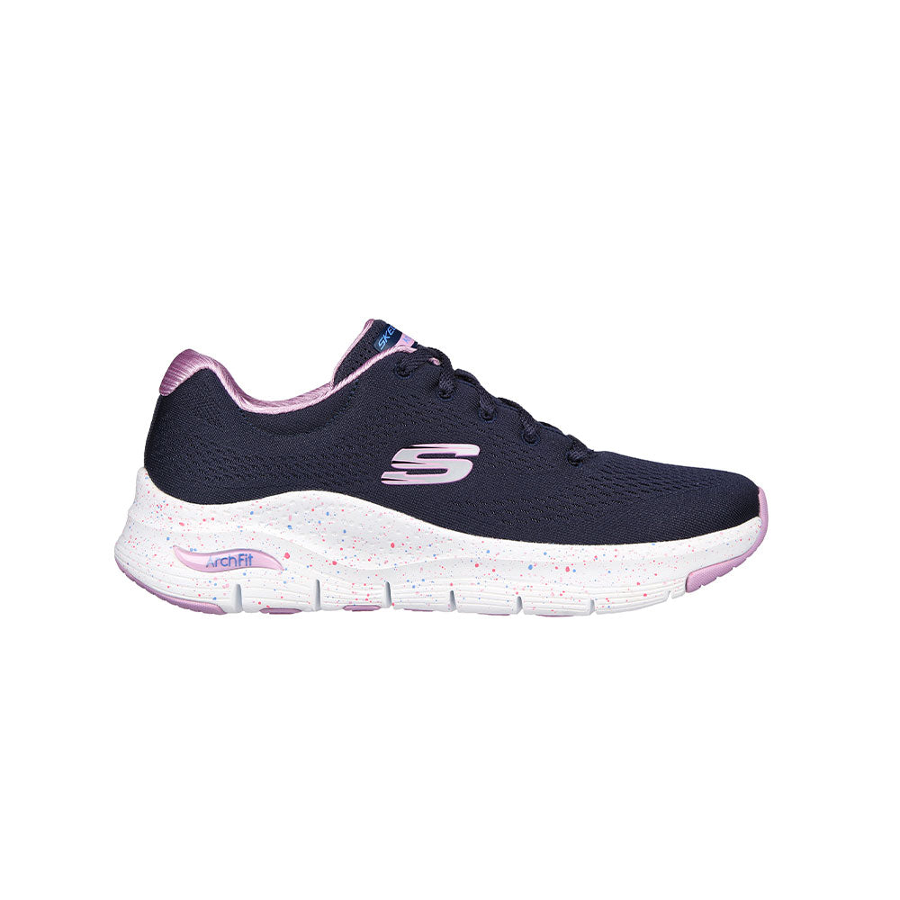 Tenis Mujer Skechers Arch Fit- Freckle Me - Azul Rosa