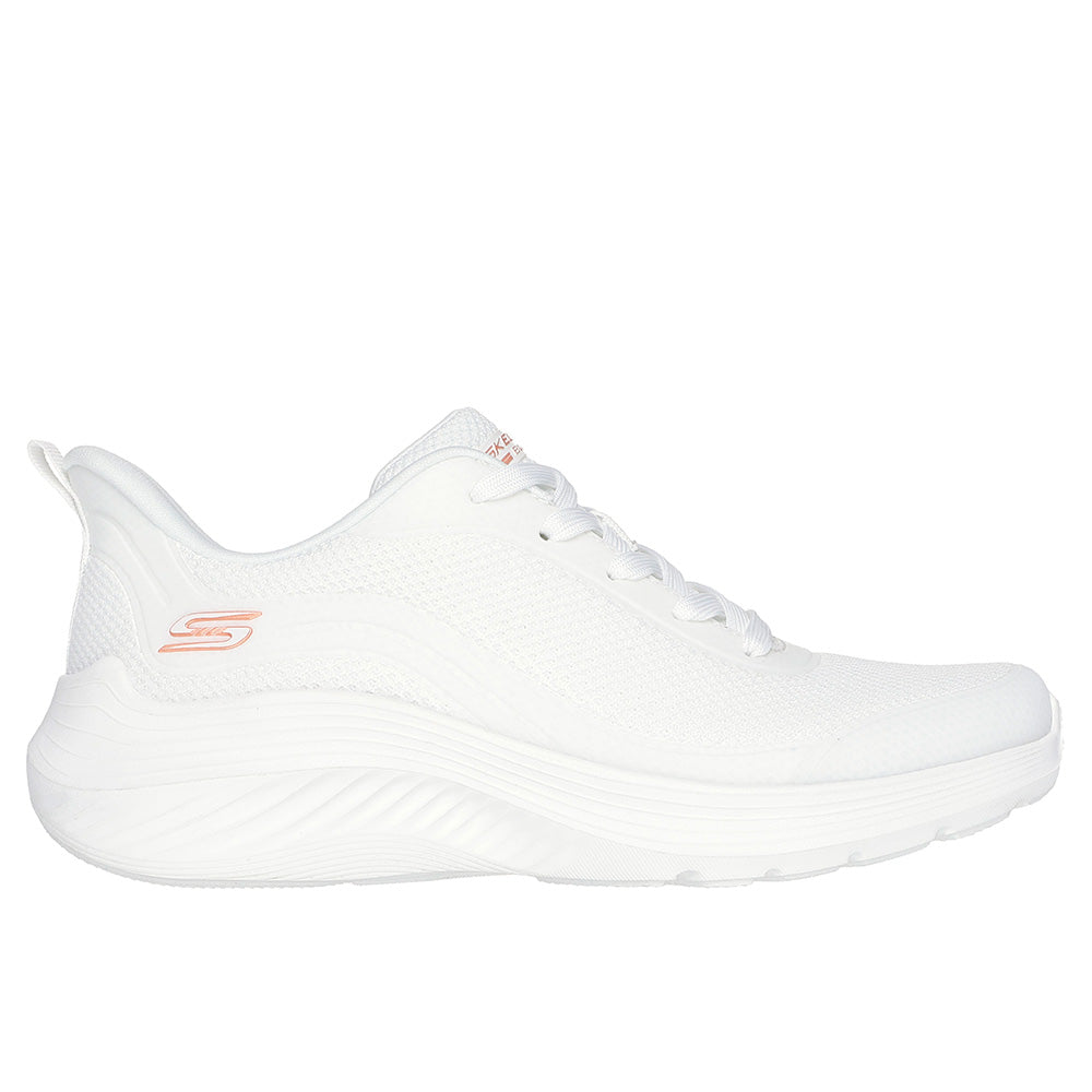 Tenis Skechers Mujer Bobs Squad Wave - Blanco