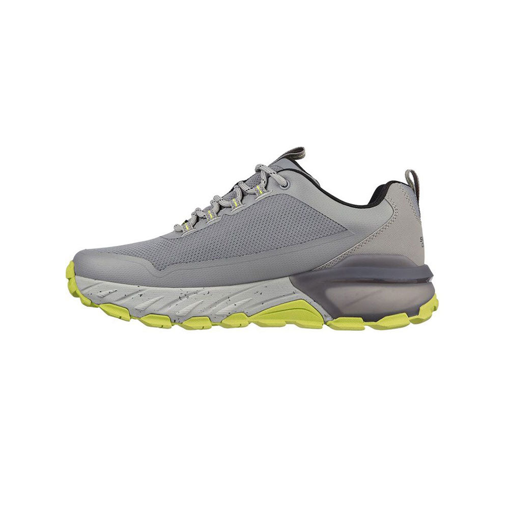 Tenis Hombre Skechers Max Protect - Gris - Verde