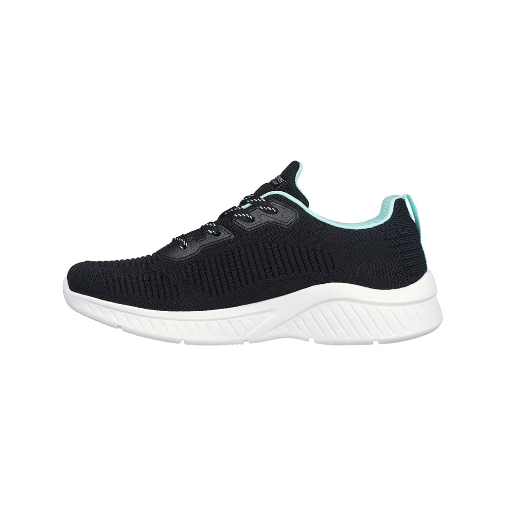 Tenis Mujer Skechers Bobs Sport Squad Air - Negro-Azul