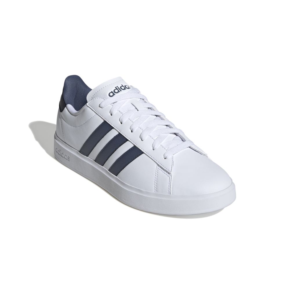 Tenis Hombre adidas Grand Court 2.0 - Blanco-Azul