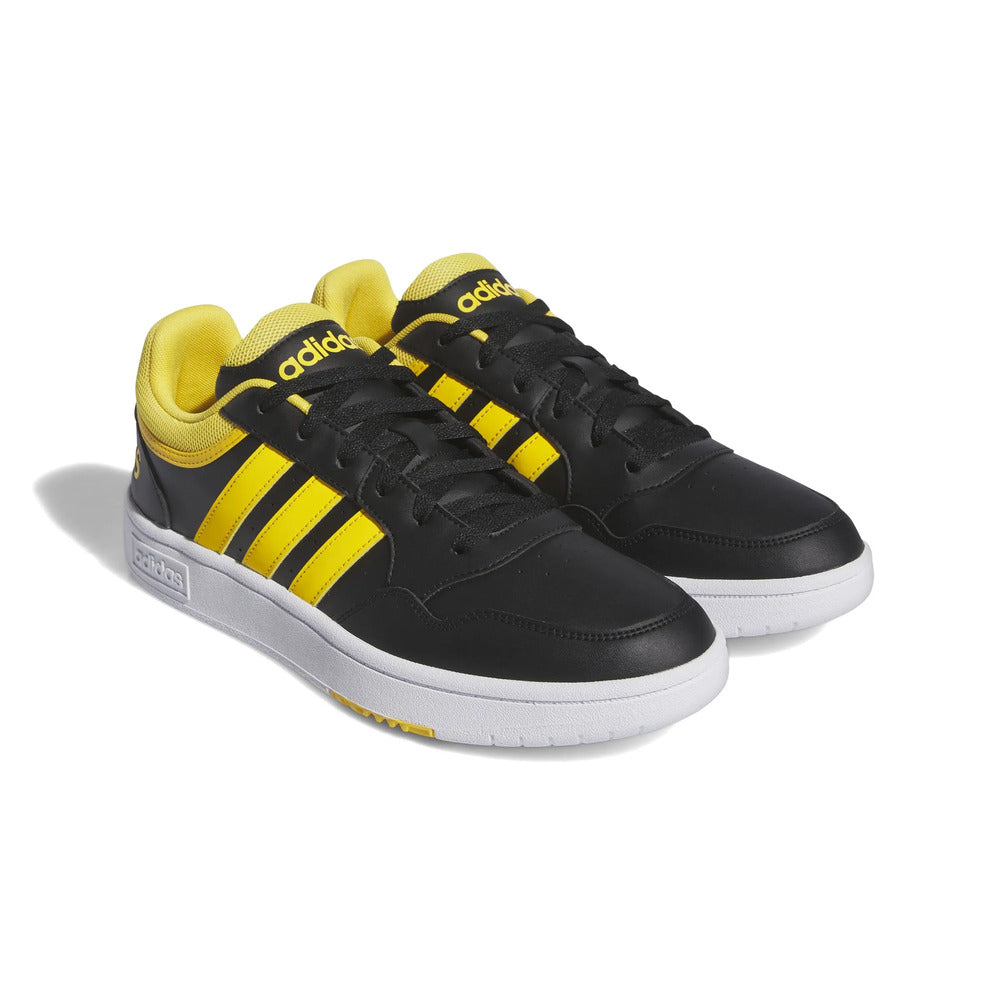 Tenis Hombre adidas Hoops 3.0 - Negro-Amarillo