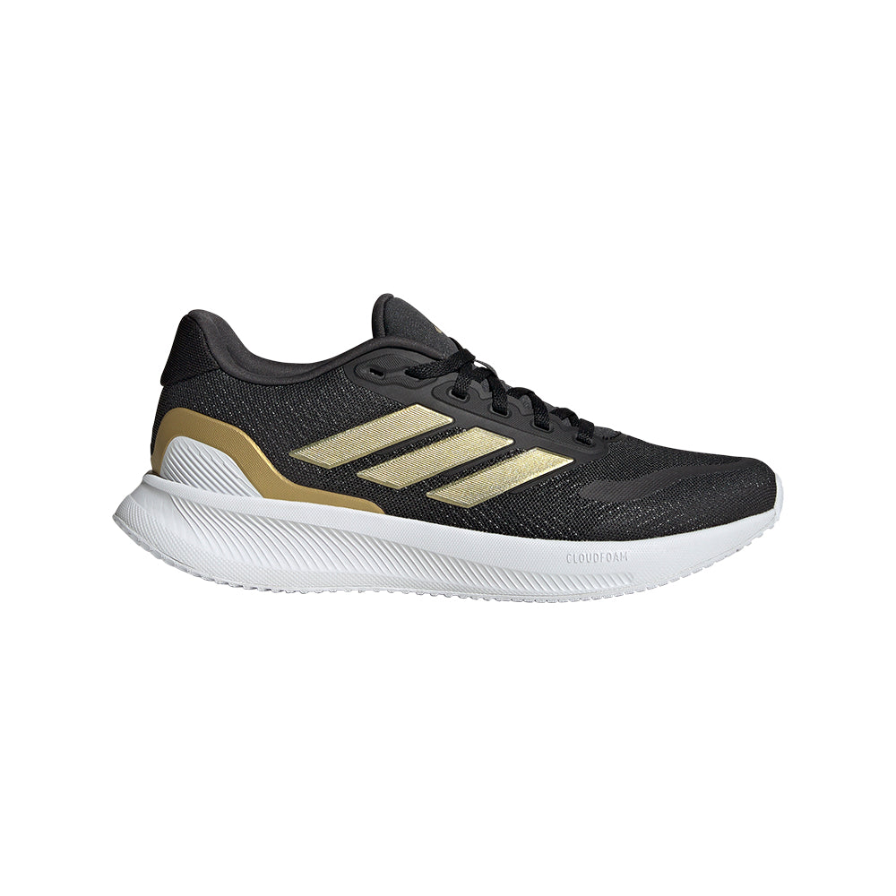 Tenis Mujer Adidas Running Runfalcon 5- Negro-Dorado