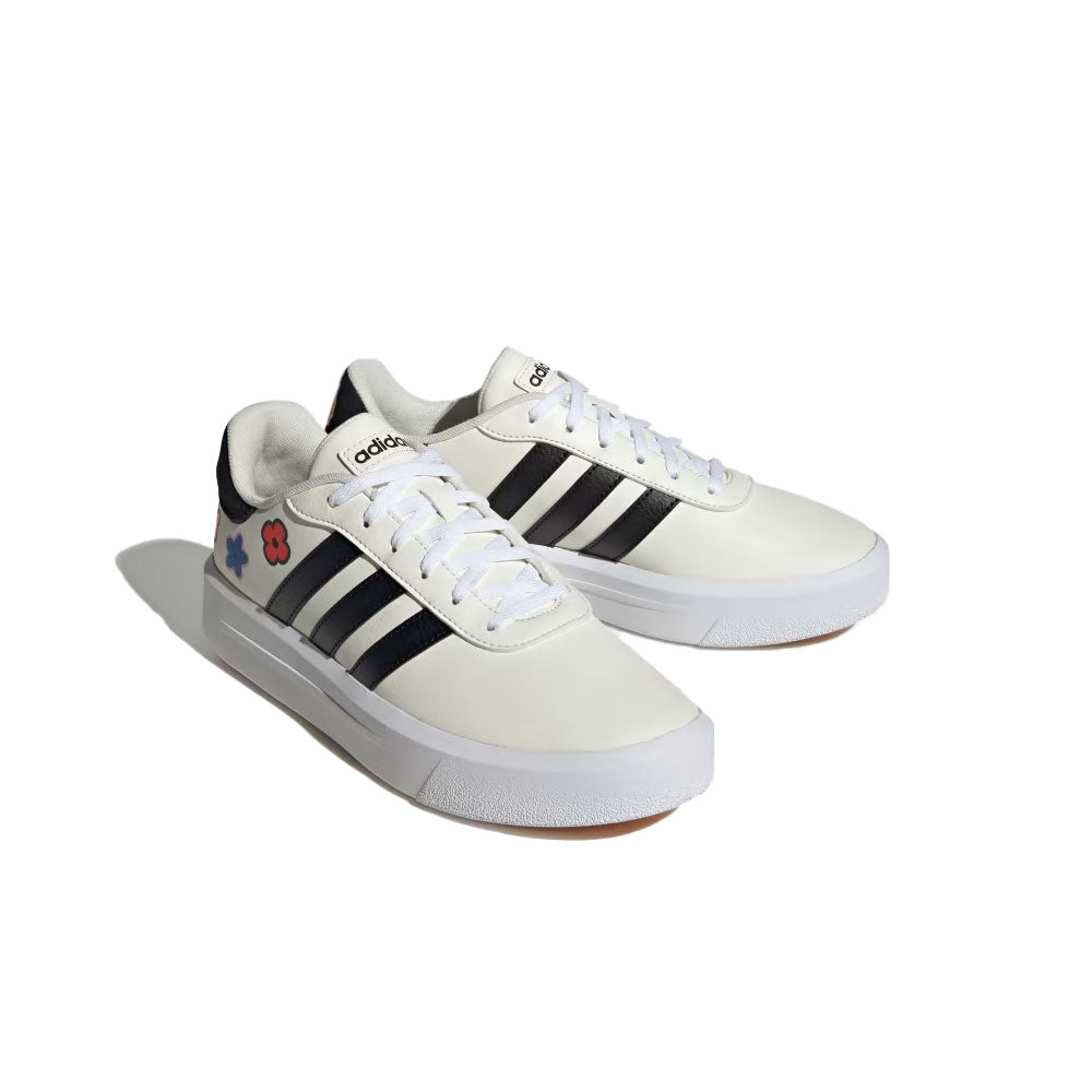 Tenis Mujer Adidas Court Plataforma - Blanco