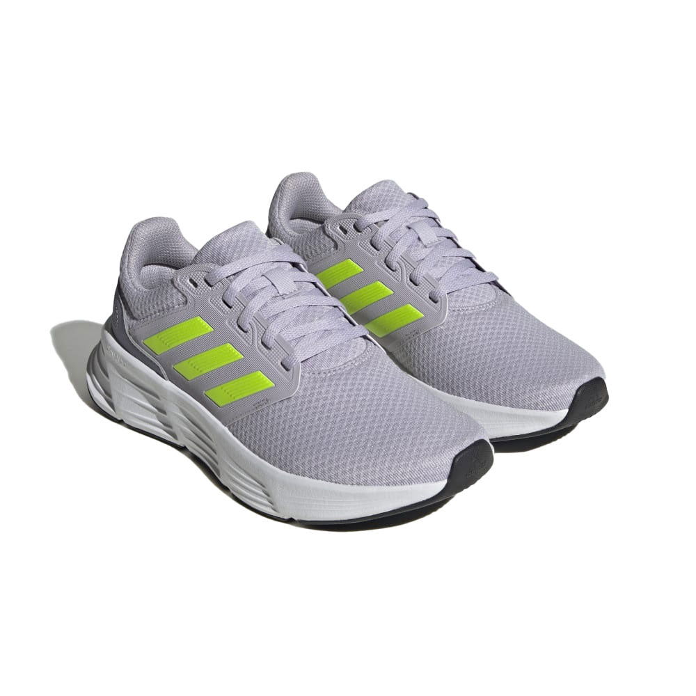 Tenis Mujer Adidas Galaxy 6 - Gris-Amarillo