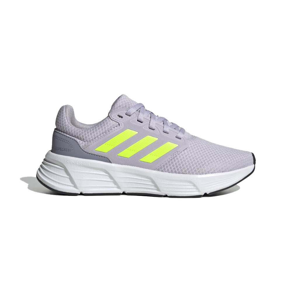 Tenis Mujer Adidas Galaxy 6 - Gris-Amarillo