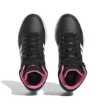 Tenis Mujer adidas Hoops 3.0 - Negro- Rosado