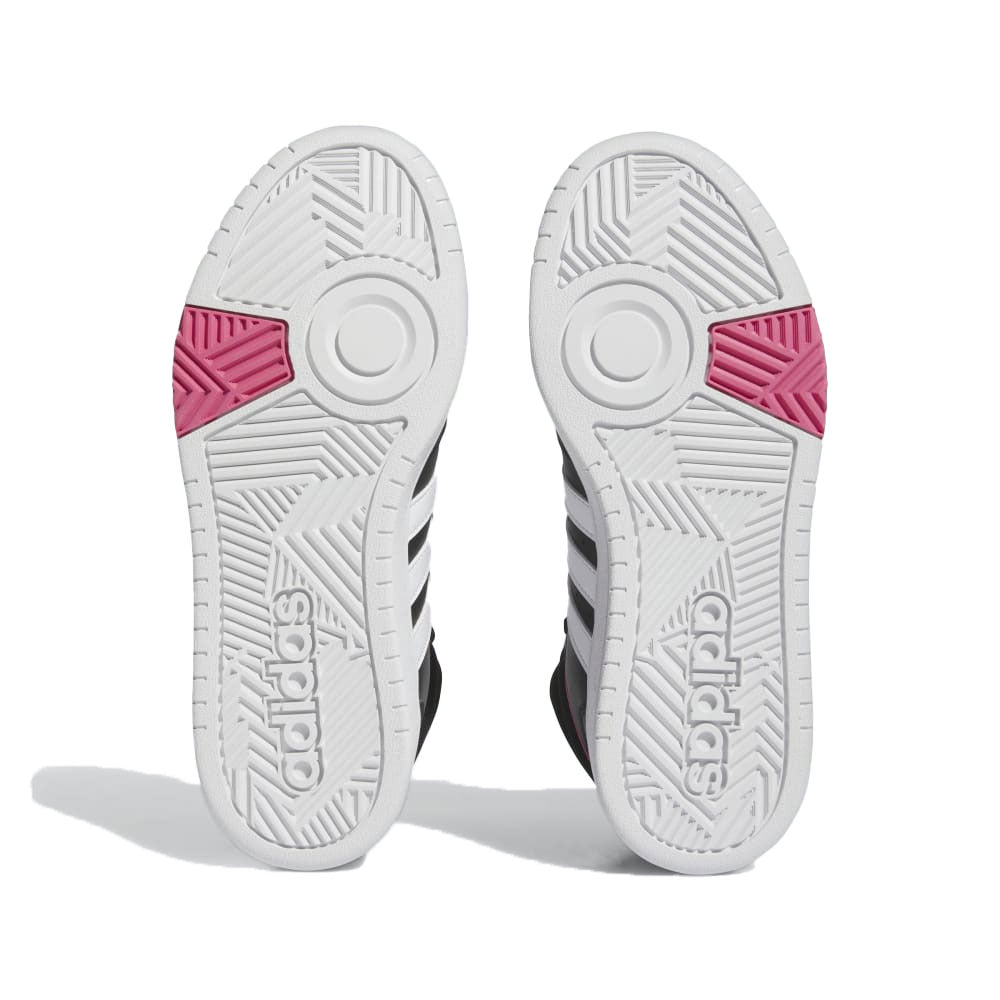 Tenis Mujer adidas Hoops 3.0 - Negro- Rosado