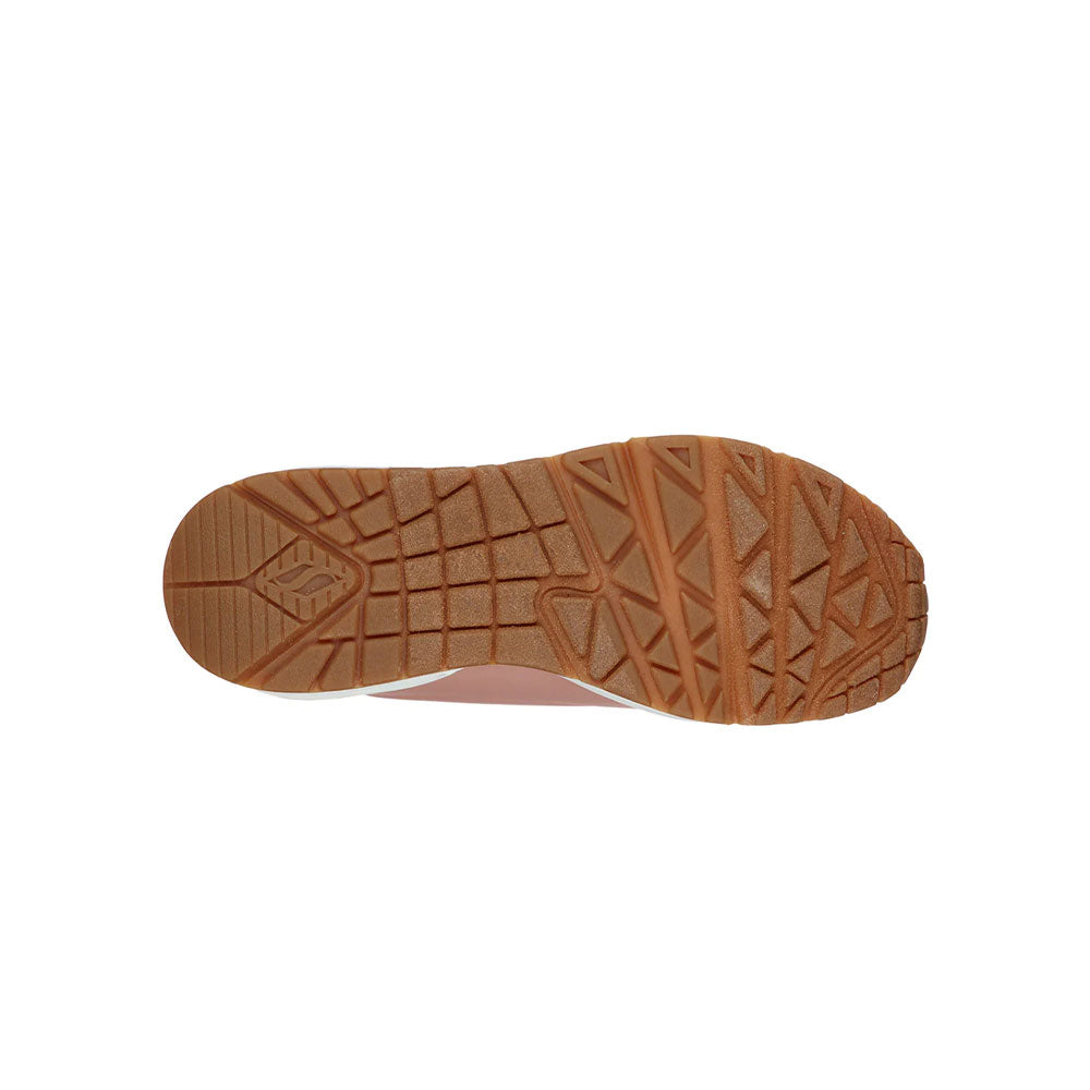 Tenis Mujer Skechers Street Uno - Stand on Air - Rosado-Blanco